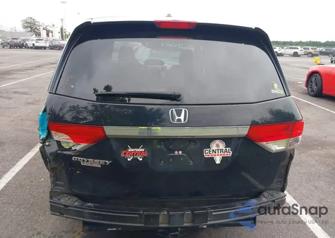 2014 Honda Odyssey Ex-L из США, поврежденный, VIN 5FNRL5H64EB034410